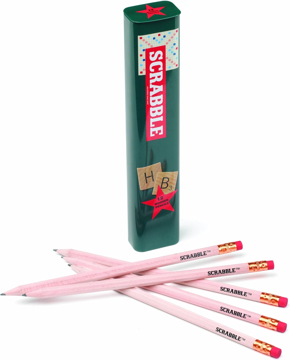 Scrabble Pencils in A Tin Amazon.co.uk Kitchen & Home
