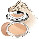 Clinique Stay-Matte Sheer Pressed Powder For Oily Skin Types | Sheer Coverage + Matte Finish | Minimizes Shine