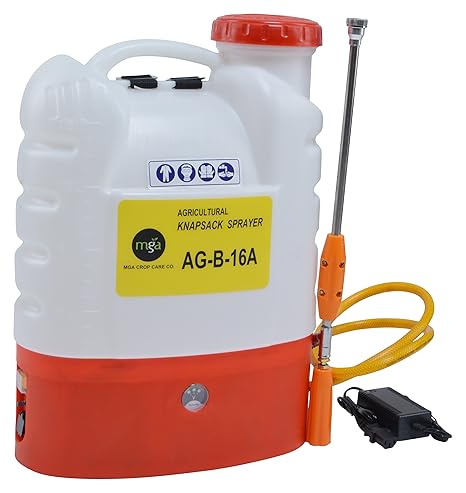 MGA Plastic Battery-Powered Spray Pump AG-B 16A (Red and White)