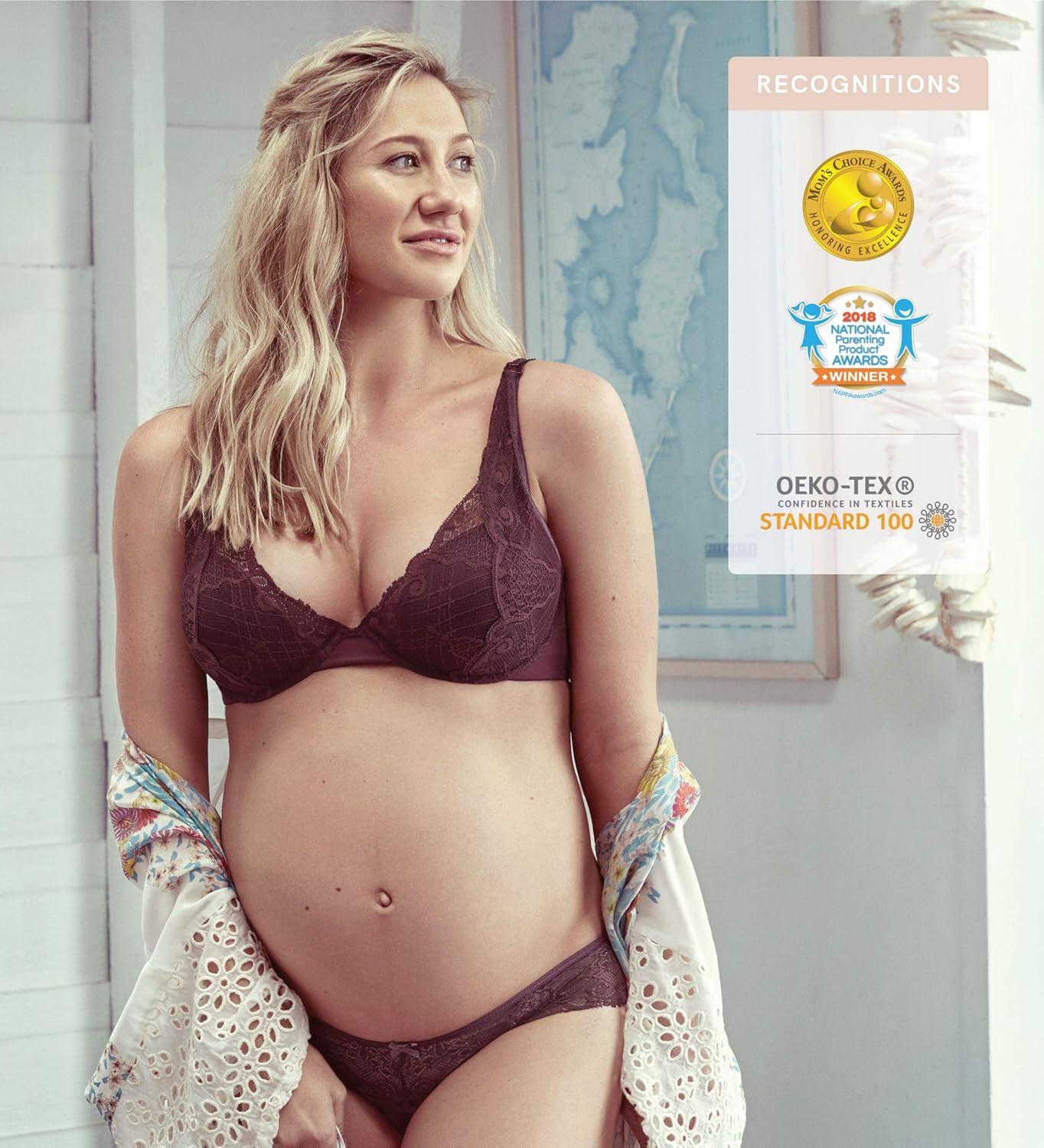 Cake Maternity Truffles Nursing Lace Bra for Breastfeeding, Sexy Maternity Bra: Clothing