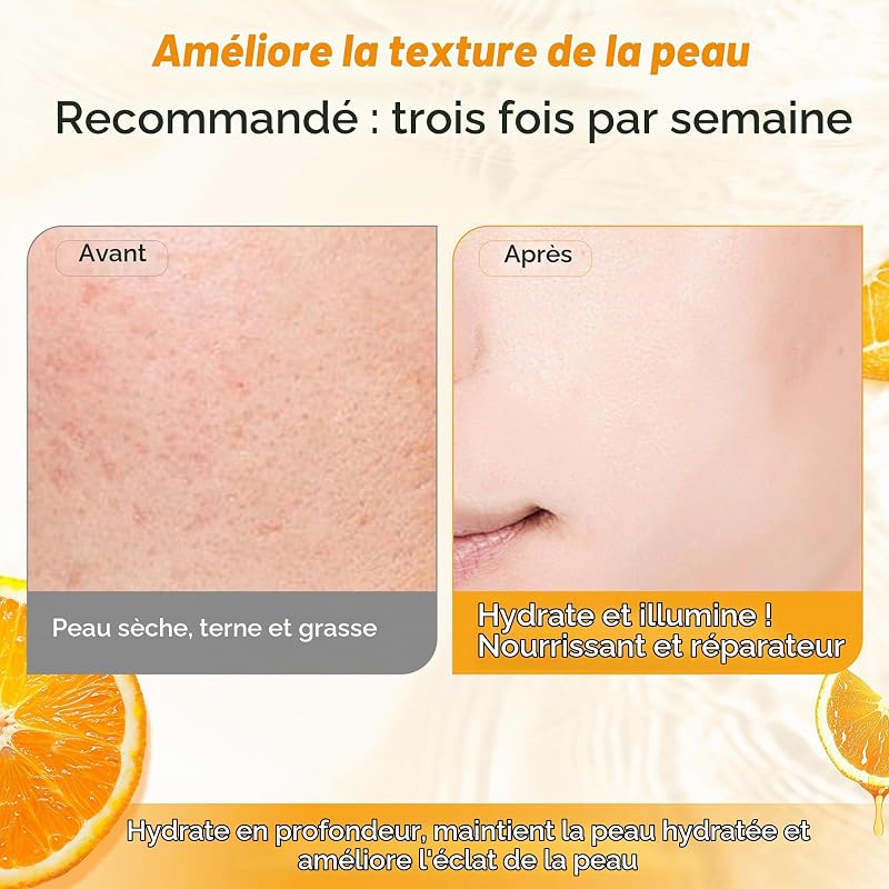 Masque Visage Anti Ride,15PC Masques Acide Hyaluronique+Vitamine C +Or 24K pour le Visage, Masque Hydratant Visage,Anti-âge,Coffret Cadeau Masque Tissu Visage Femme et Homme