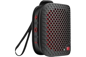 Monster Blaster Micro Clip on Bluetooth Speaker, Wireless Wearable Speaker for Hands-Free Calls and Music, Mini Small Portabl