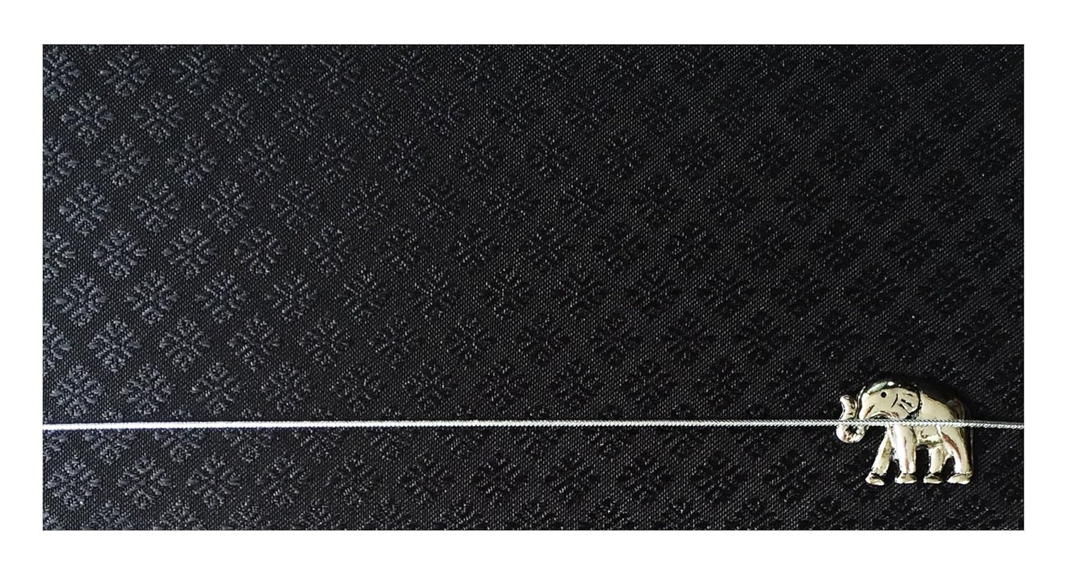 Office Products Black Silk Blend Checkbook Cover for Top