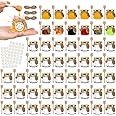 AuroTrends Mini Honey Jars with Dipper 1.5oz 60Pack, Empty Hexagon Honey Jars for Baby Shower Favors/Wedding Favors for Guests Bulk-Mini Glass Jars with Lids/Wooden Dippers (1.5 fl.oz-60Pack)