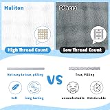 Maliton 6 Pack Muslin Burp Cloths 50x25cm 100% Cotton Baby Sets view 3