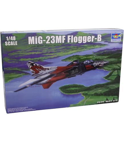 Amazon.com: Trumpeter 1/48 MiG23M Flogger B Russian Fighter Model