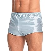 Satini Men’s Silky Satin Shorts - Underwear & Sleepwear, Elastic Waist, All‑Day Comfort