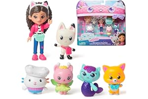 DREAMWORKS GABBY'S DOLLHOUSE The Movie, Cat-Venture Crew Pack, 11-Piece Toy Figure Set with Accessories, Kids Toys for Girls & Boys Ages 3 and Up