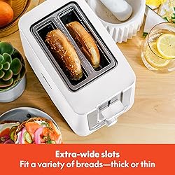 BELLA 2 Slice Toaster with Auto Shut Off - Extra