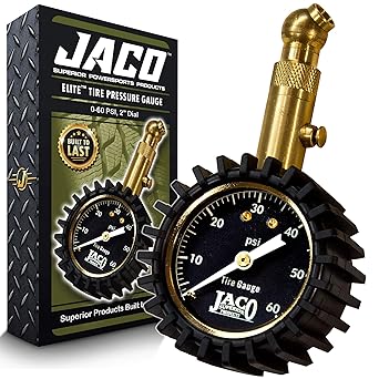 Amazon Com Jaco Elite Tire Pressure Gauge 60 Psi Industrial Scientific