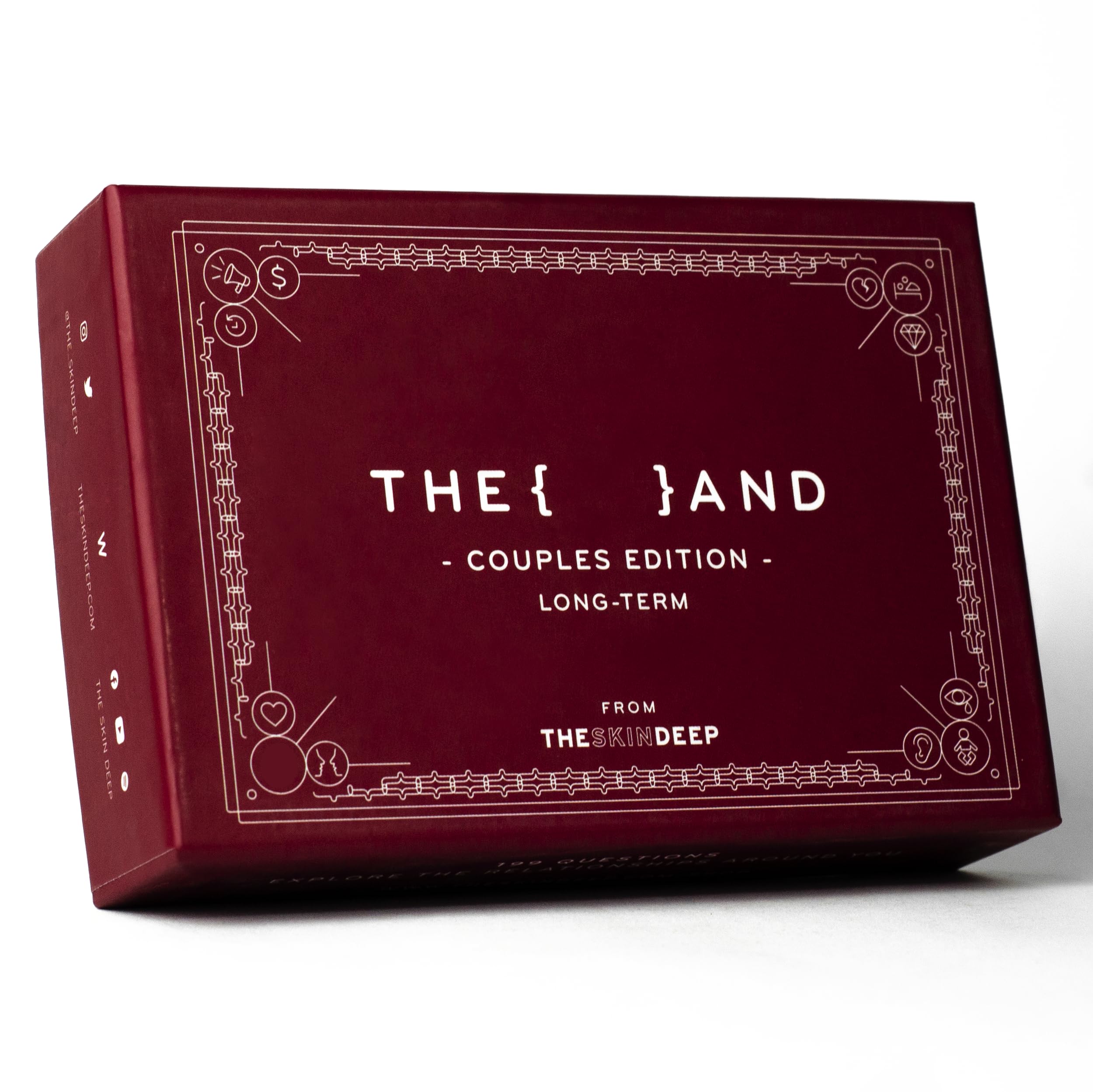{THE AND} Long Term Couples Edition - 199 Meaningful Conversation Cards for Couples - Questions to Reconnect & Deepen Relationships - Couples Card Game to Reflect & Rediscover Love by The Skin Deep