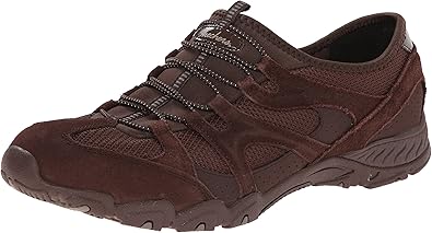 skechers mesh bungee slip on