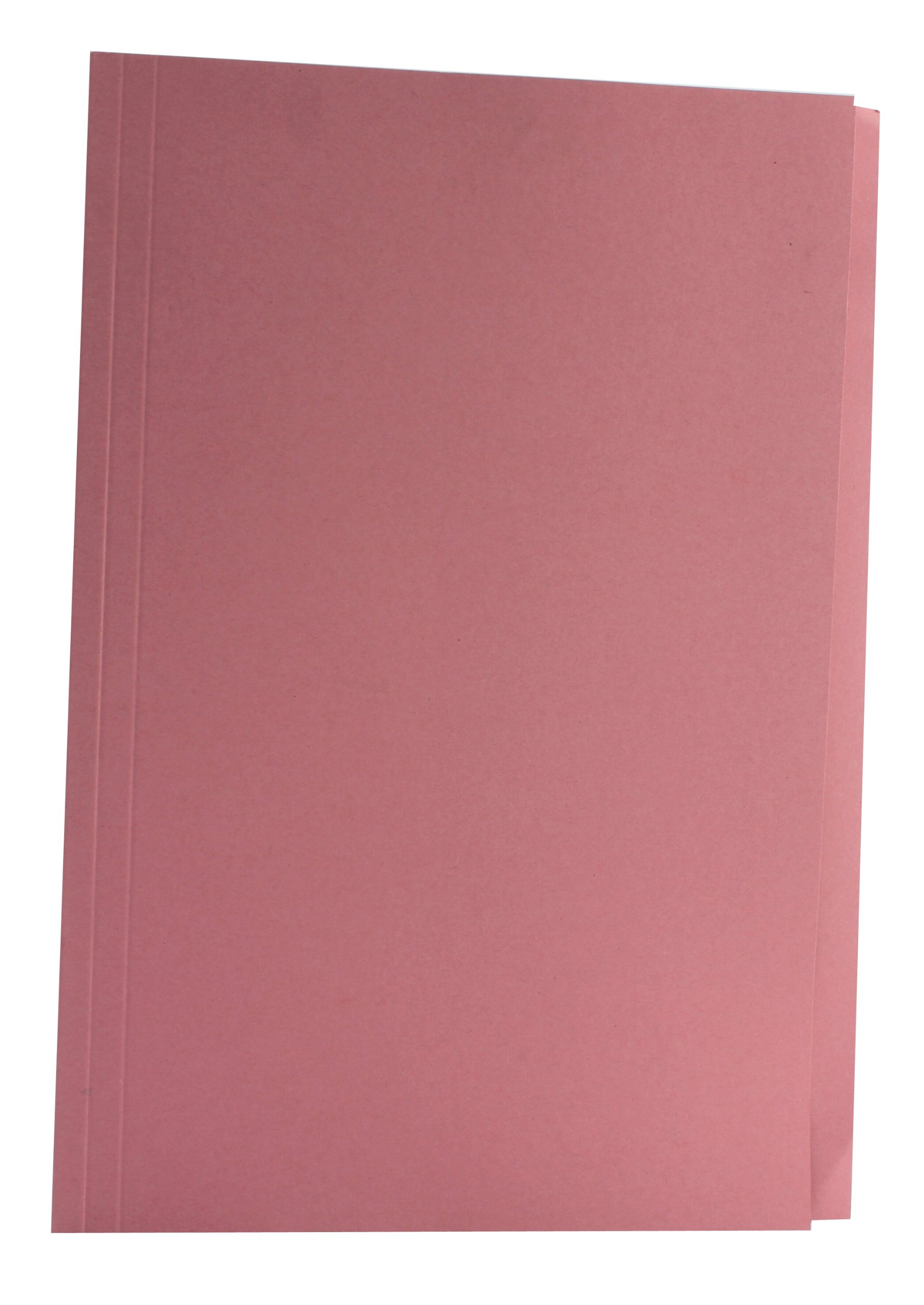 Concord Square Cut Folder Recycled Pre-punched 270gsm Foolscap Pink Ref 43207 [Pack of 100]
