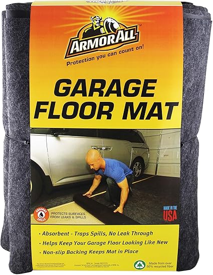 Armor All Aagfmc20 Charcoal 20 X 7 4 Garage Floor Mat Floor Parking Mats Amazon Canada