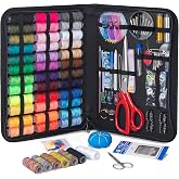 YUANHANG Large Sewing Kit for Adults: 2-Year Supply for Home Hand Mending | 251 Pcs Complete Needle Thread Kit - Heavy Duty Scissors - 45XL Thread - Oxford carrying case - Home Travel College Dorm