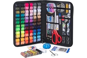 Large Sewing Kit for Adults: YUANHANG Newly Upgraded 251 Pcs Premium Sewing Supplies Set - Complete Sew Kit of Needle and Thread for Beginners - Travel Emergency - Basic Home Hand Sewing Repair Kits