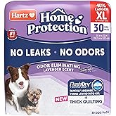 Hartz Home Protection Super Absorbent Odor Eliminating Lavender Scented No Leak Dog Pads,XL 30 count