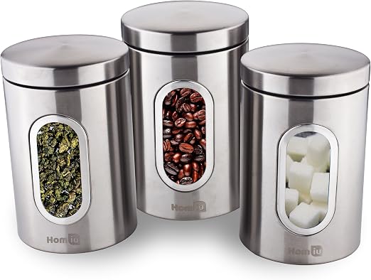 lime tea coffee sugar canisters