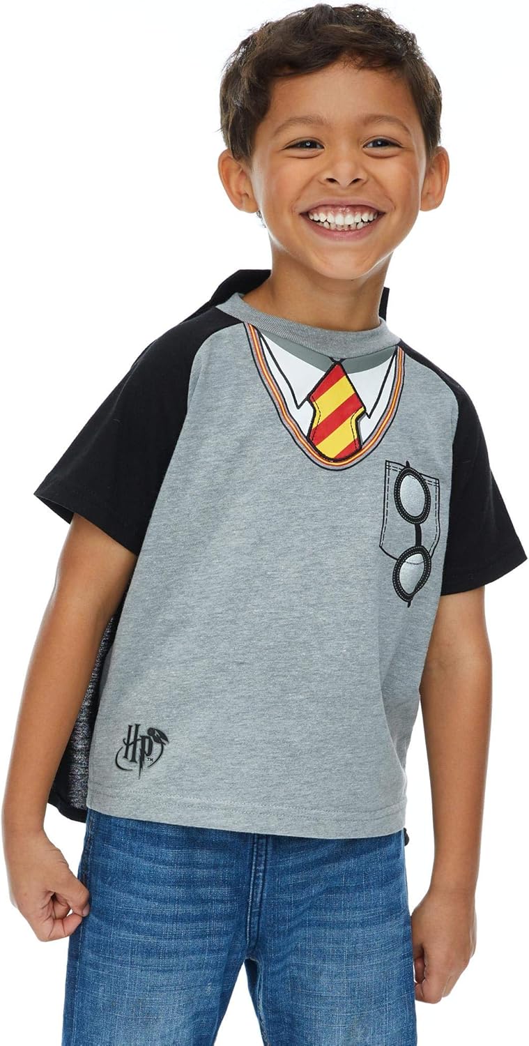 Harry Potter Warner Bros Gryffindor Toddler Boys' T-Shirt & Cloak Set: Clothing