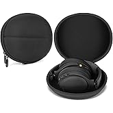 Linkidea Headphones Carrying Case Compatible with Skullcandy Crusher ANC 2/EVO, Riff 2, Hesh 3 and More, Replacement Protective Hard Shell Travel Bag (Black)