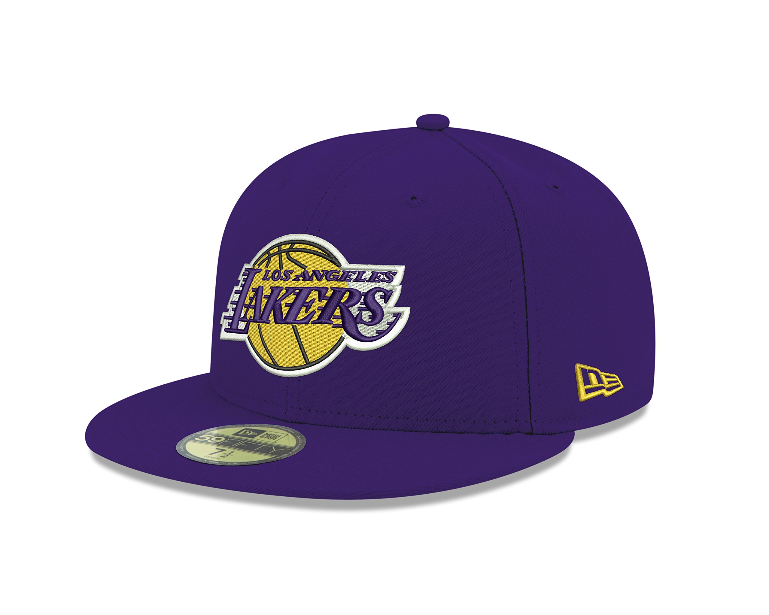 NBA Los Angeles Lakers Men's Official 59FIFTY Fitted Cap, 6.875, Purple Image