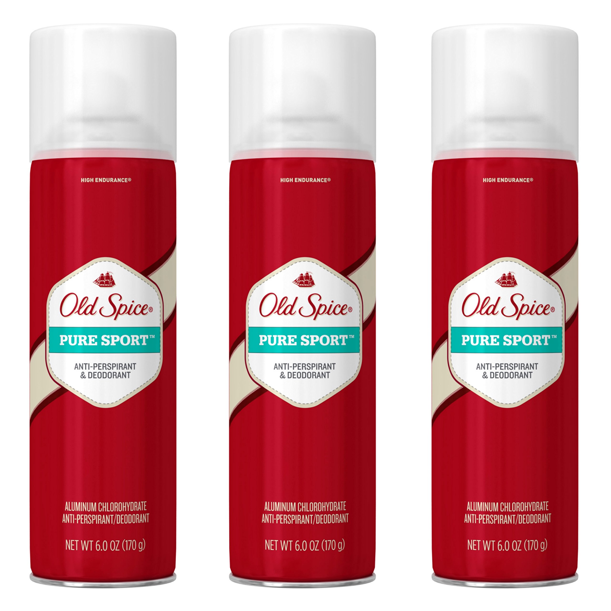 Galleon Old Spice Antiperspirant Deodorant For Men, Pure Sport Body Spray, High Endurance