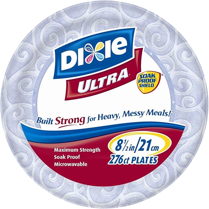 Dixie Ultra Paper Plates, 276 Count Kitchen & Dining