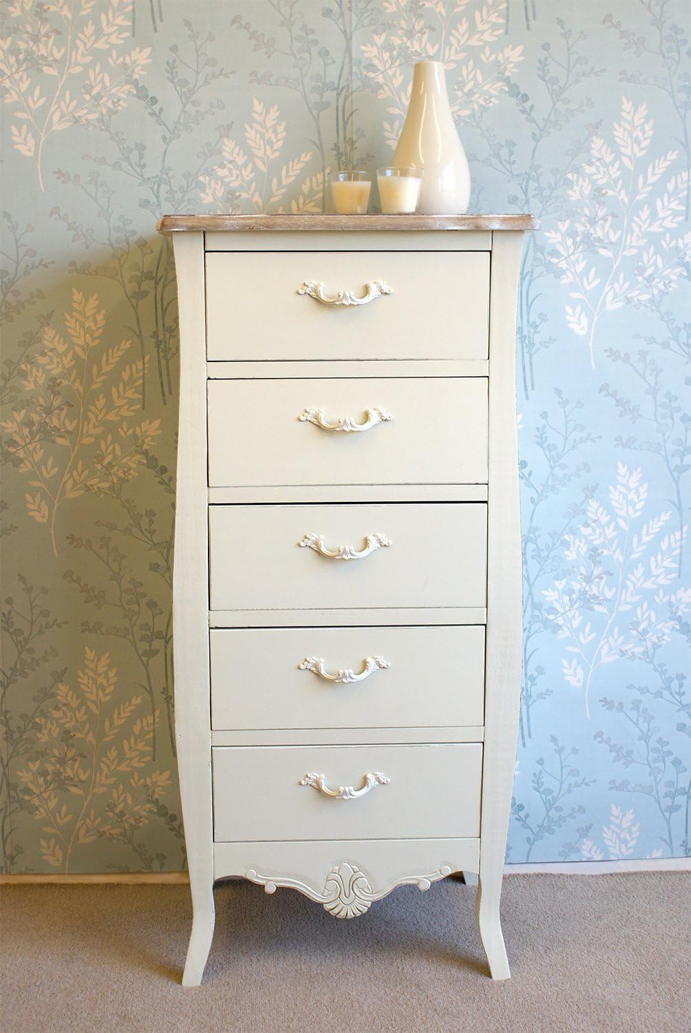 vintage tallboy chest of drawers