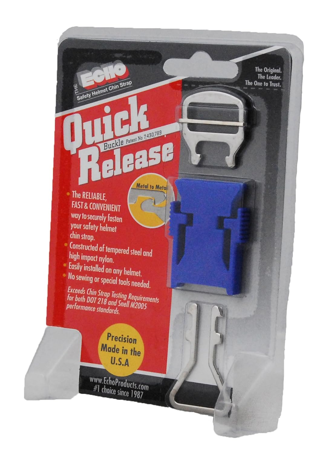 ECHO QUICK RELEASE MOTORCYCLE HELMET CHIN STRAP BUCKLE BLUE 271084B eBay