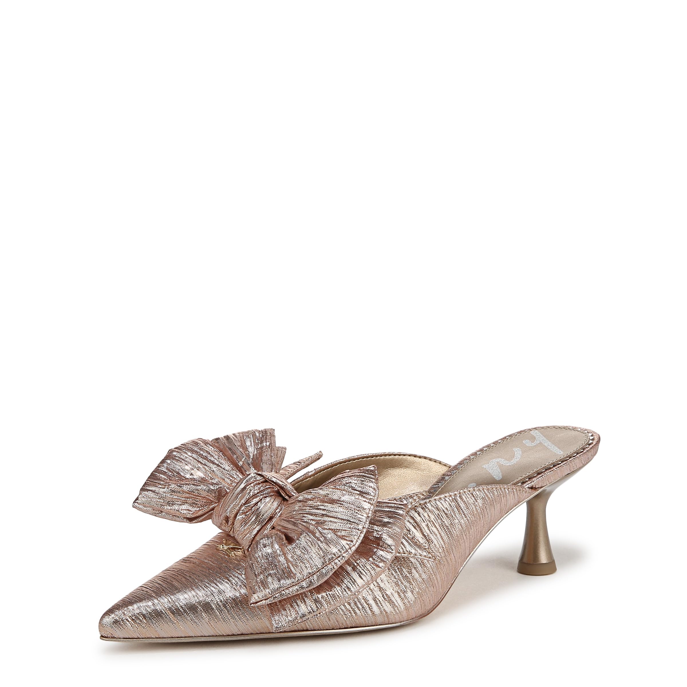 Circus NY by Sam Edelman Women’s Fiona Pump, Pleated Gold, 11