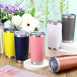 Sieral 36 Packs Stainless Steel Tumbler Bulk with