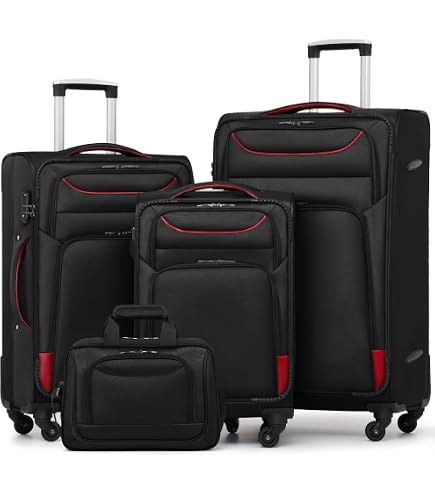 Amazon.com | Ochangqi Lightweight Expandable Softside Luggage Sets