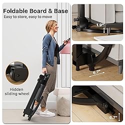 JOY worker Foldable Mobile Standing Desk for