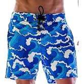 Tucann Men's Trunks 5" Compression Liner Quick Dry Chlorine Resistant | Zipper Pocket - 4 Way Stretch Swim Shorts for Men