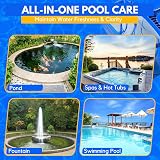 Flexzion 20" Pool Net Skimmer Leaf Rake Fine Mesh 15" Deep Replacement view 7