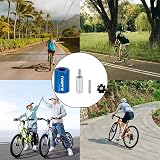 MUXSAM 4Pcs Bike Fork Star Nut Set Aluminum Alloy 28.6mm Compatible view 7