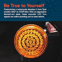 TRUE MODS 2" 1156 Rear Amber LED Turn Signal Tail