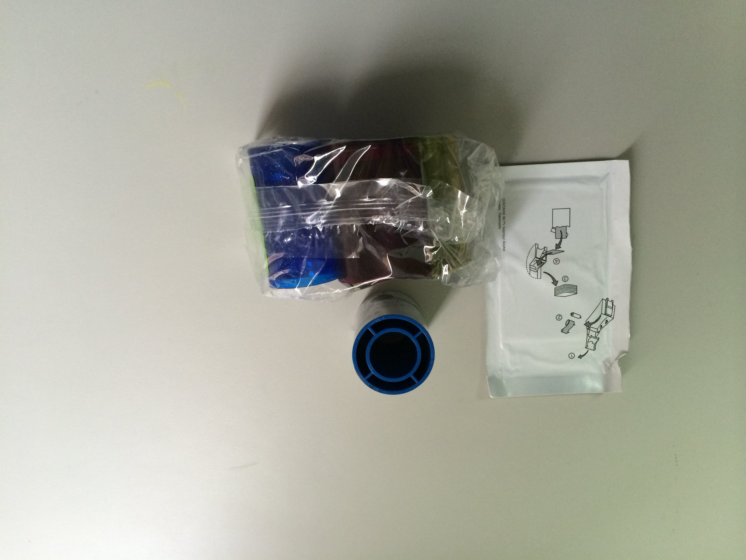 Datacard YMCKT fullcolor ribbon kit with inline topcoat,, 535000003