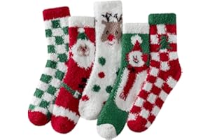 Trifabricy Fuzzy Socks for Women, Fuzzy Socks Cozy Slipper Sock for Women, Women's Winter Ultra Soft Warm Fuzzy Sleeping Sock