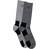 Columbia Cotton Crew - Arch/Ankle Support, Mesh Vent, 3 Pair, M10-13