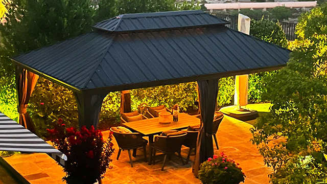 PURPLE LEAF 12x20 Hardtop Gazebo Review: Large Patio Shelter With Drainage & Curtains image 36