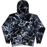 Colortone Kids Tie Dye Pullover Hoodies - Classic Fit No Drawstring Hooded Sweatshirts for Boys and Girls