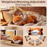 Mewaii Weighted Teddy Fox Plush Heated 2.3kg Cloud-Soft Texture view 9