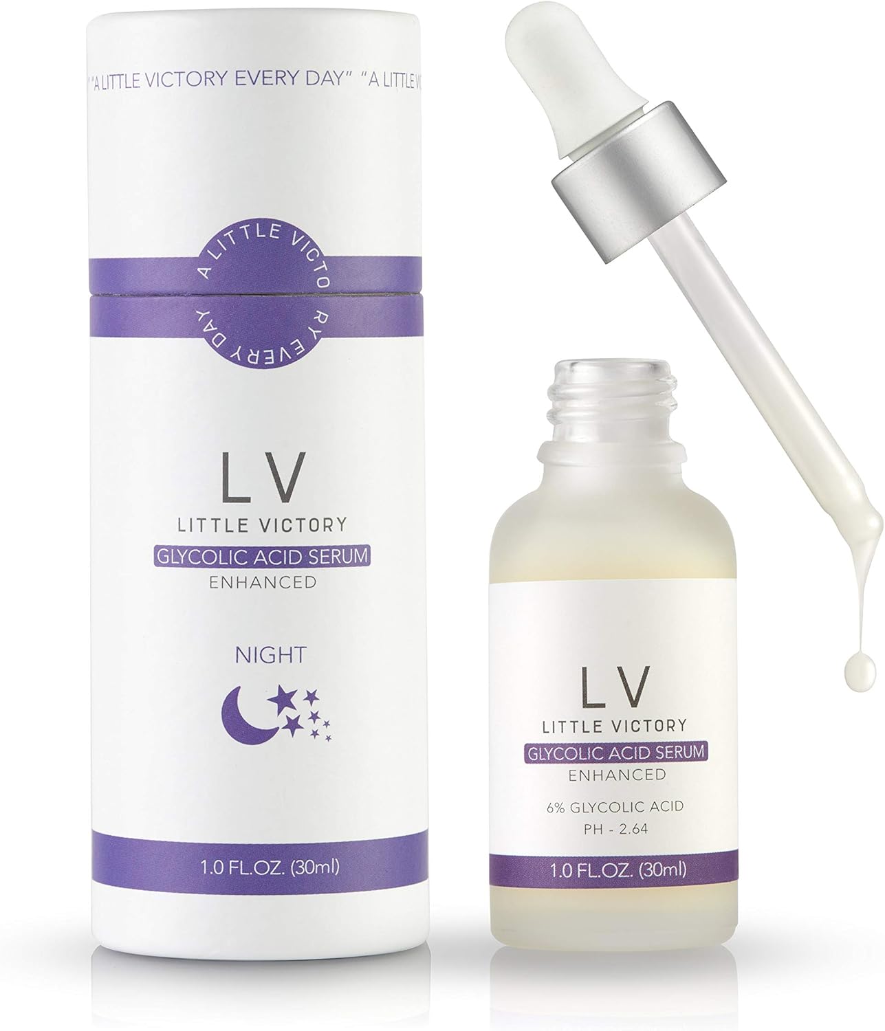 Enhanced Glycolic Acid Serum Little Victory Intense Face Exfoliator