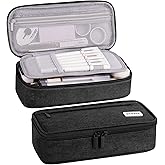 WEMATE Pencil Case, Large Storage Organizer, Makeup Bag, Teacher Must - have, Big Pencil Pouch, Marker Case for College