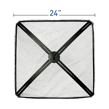Easygo Fire Screen Fire Pit Cover Fire Screen Protector 24