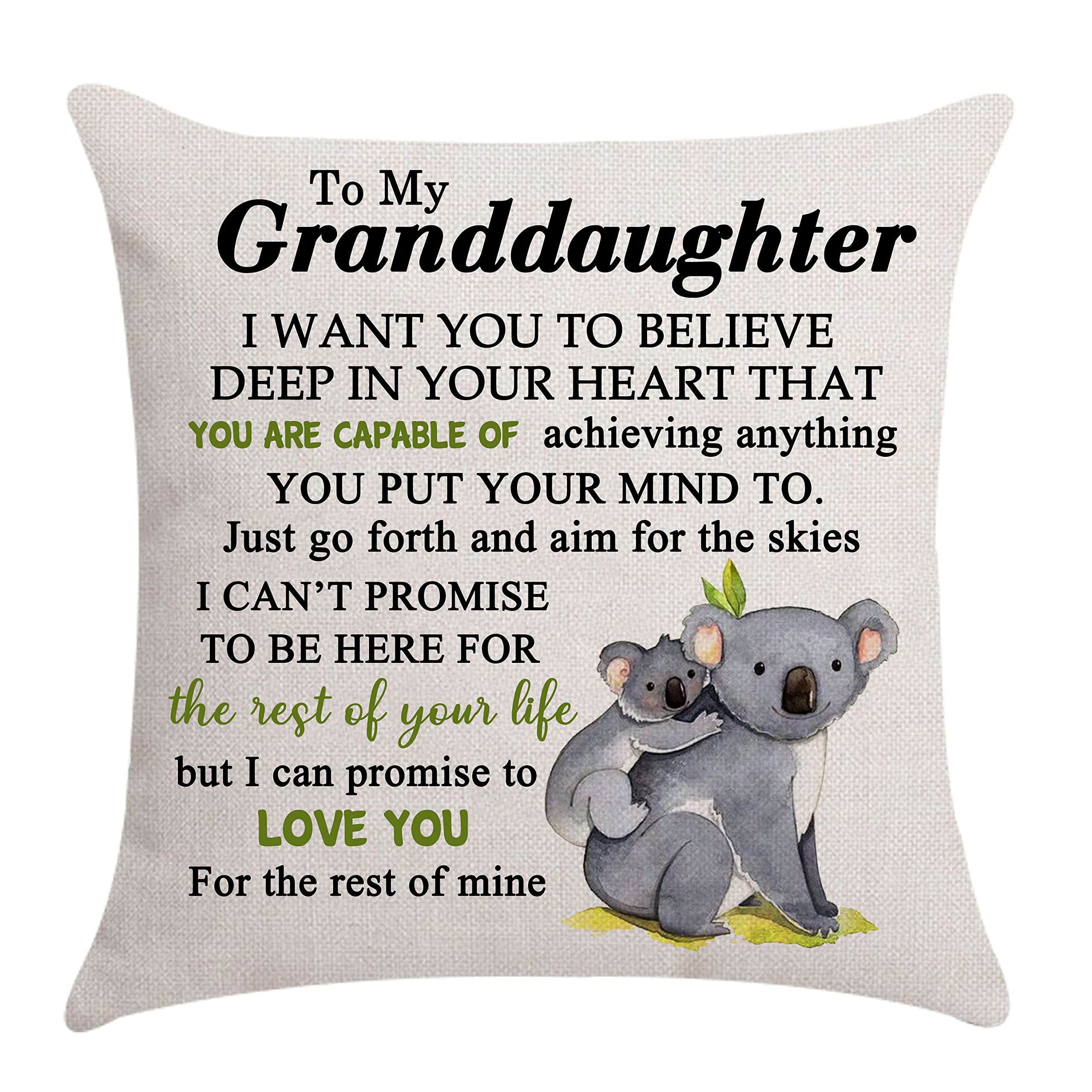 Aocaso Cushion Cover: Throw Pillow for Grandparents' Birthday and Thanksgiving Gift from Grandma and Grandpa