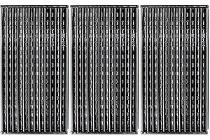 Hongso 17" x 8-5/8" Porcelain-Enameled Emitters Plates for Charbroil G460-0500-W1 Tru-Infrared 4 Burner 463344116, for 3 Burner 463371116 463371719 463370719 463336016 463280019 Models