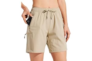 Willit Women's Shorts Hiking Cargo Quick Dry Golf Active Athletic Shorts 7" Lightweight Summer with Pockets