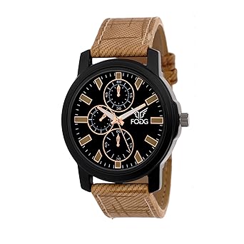 Analog Black Dial Mens Watch 1081-BR